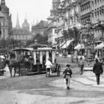150 Jahre Trambahn: Kaiserplatz Frankfurt, Ende des 19. Jahrhunderts